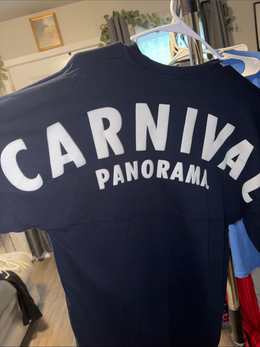 Carnival Panorama Women's Long Sleeve Tee - Navy